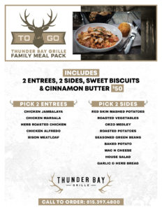 Thunder Bay Grille Family Meal Pack