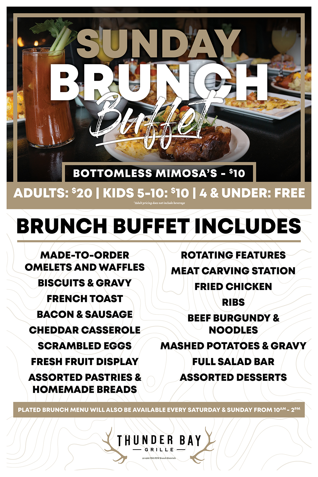Thunder-Bay-Grille-Sunday-Brunch-Buffet - Thunder Bay Grille
