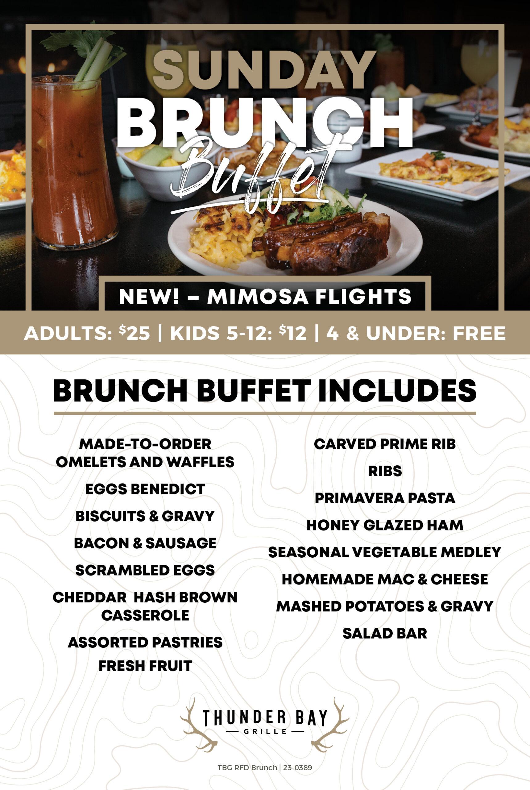 Sunday Brunch Buffet Thunder Bay Grille