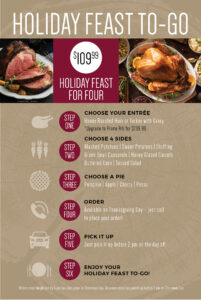 Holiday Meals To-Go at Thunder Bay Grille